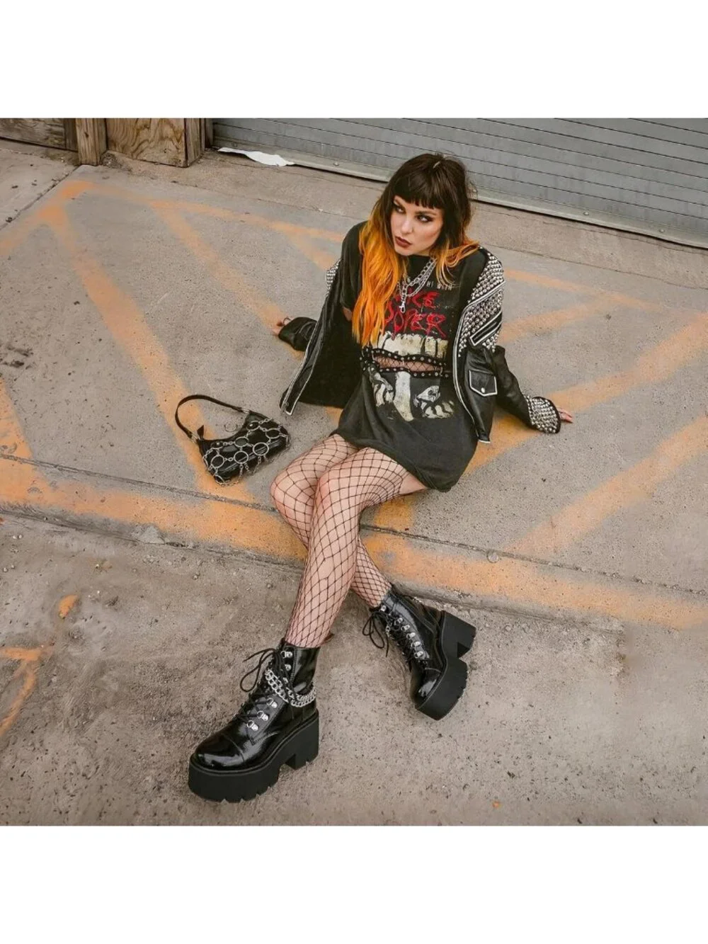 Stylish Women's Platform Ankle Boots | Rave Goth Combat Booties for Trendy Looks